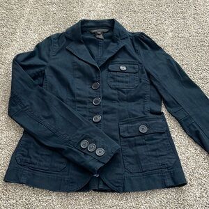 Marc Jacob’s navy blue cotton blazer in size 2
